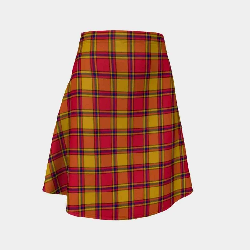 Scrymgeour Tartan Flared Skirt wool skirt sturdy