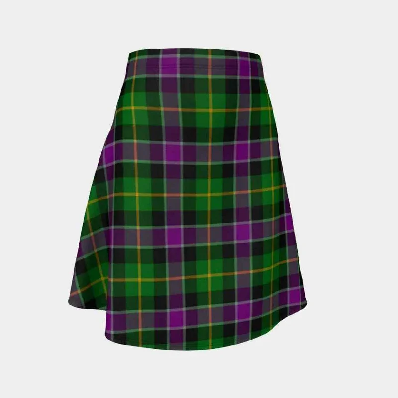 Selkirk Tartan Flared Skirt chiffon skirt flowing