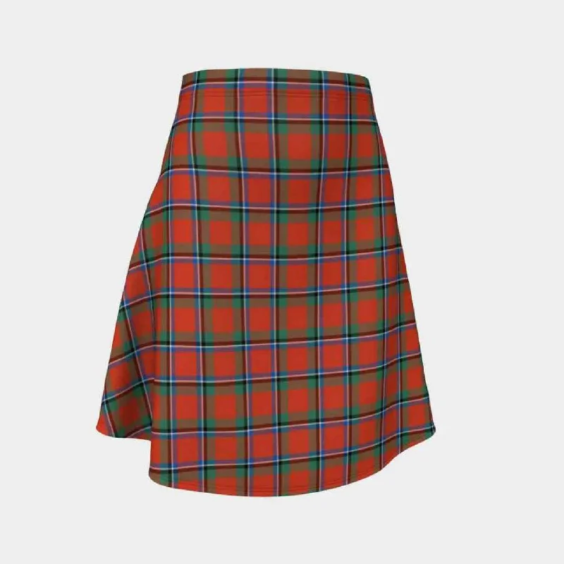 Sinclair Ancient Tartan Flared Skirt summer skirt style