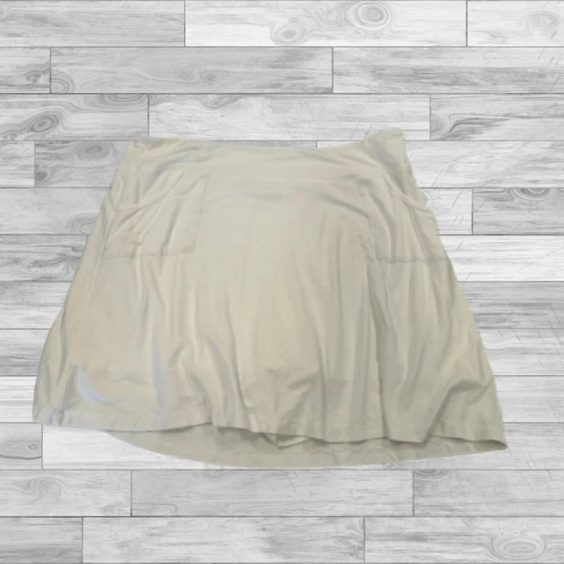 Skort By Fresh Produce In White, Size: M cashmere skirt fine