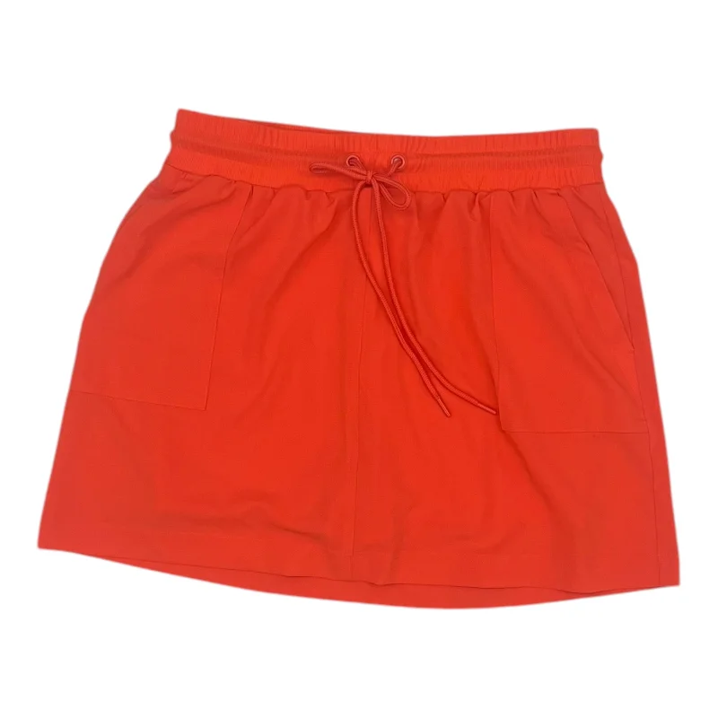 Skort By Lou And Grey In Orange, Size:L corduroy skirt cozy