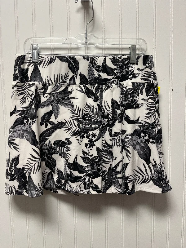 Skort By Tommy Bahama In Black & White, Size: L seamless skirt comfort