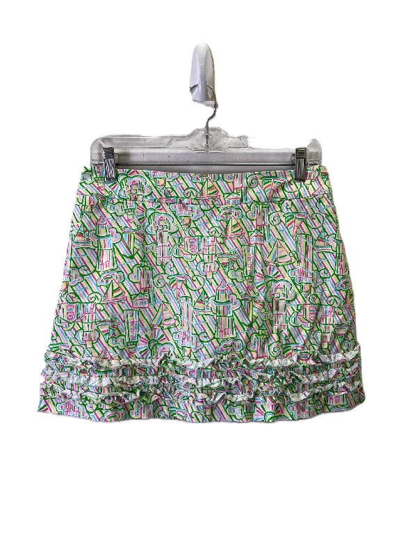 Skort Designer By Lilly Pulitzer In Green, Size: Xs leather skirt sleek