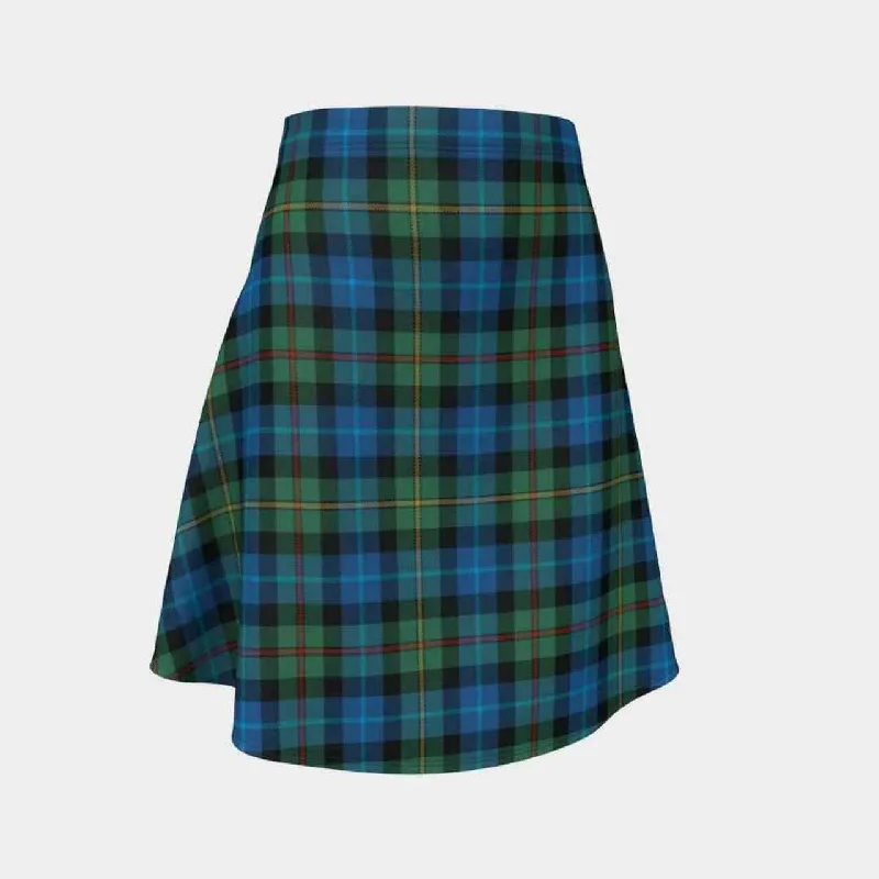 Smith Ancient Tartan Flared Skirt modal blend skirt