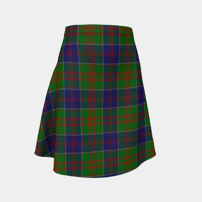 Stewart of Appin Hunting Modern Tartan Flared Skirt lace skirt feminine