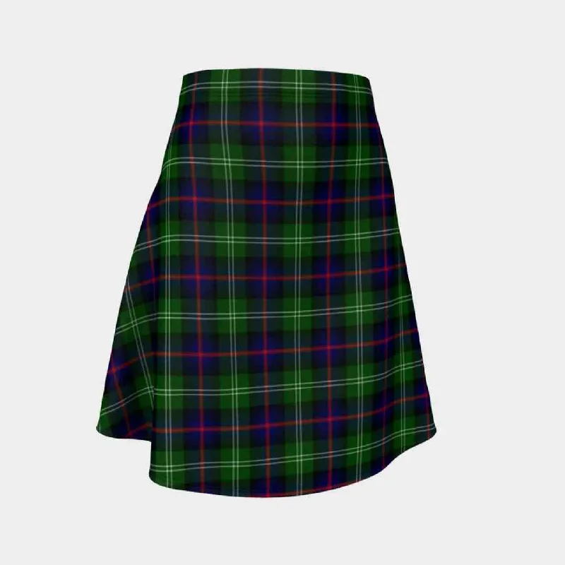 Sutherland Modern Tartan Flared Skirt wool skirt warm