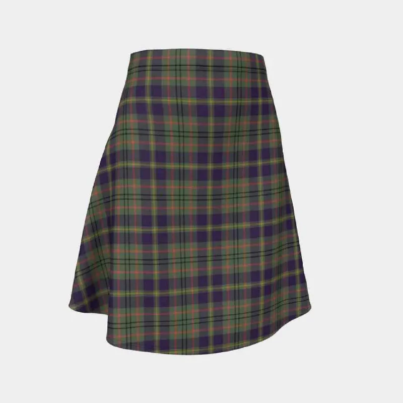 Taylor Weathered Tartan Flared Skirt mini skirt trendy