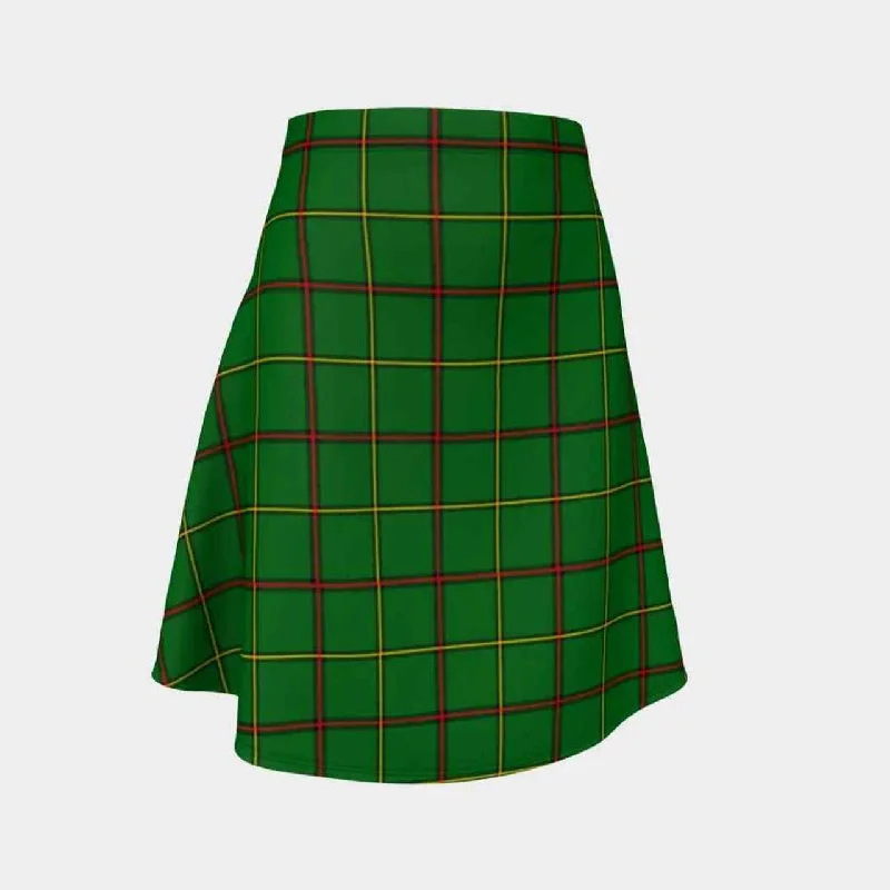 Tribe of Mar Tartan Flared Skirt patchwork skirt art