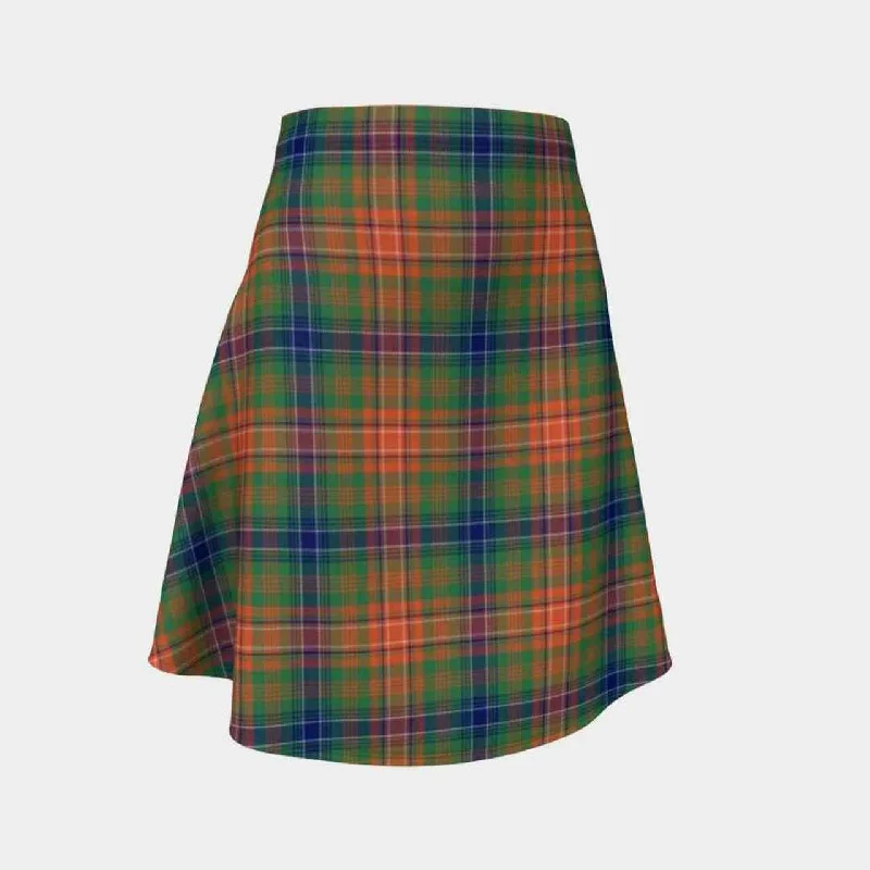 Wilson Ancient Tartan Flared Skirt cotton skirt soft